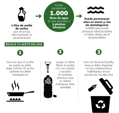 Por qué el aceite de cocina usado es un peligro ambiental y a dónde  llevarlo para su reciclaje
