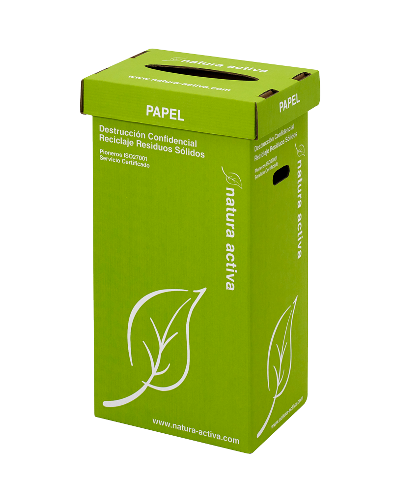 Papeleras de Cartón para Reciclaje - Venzes Comunicación