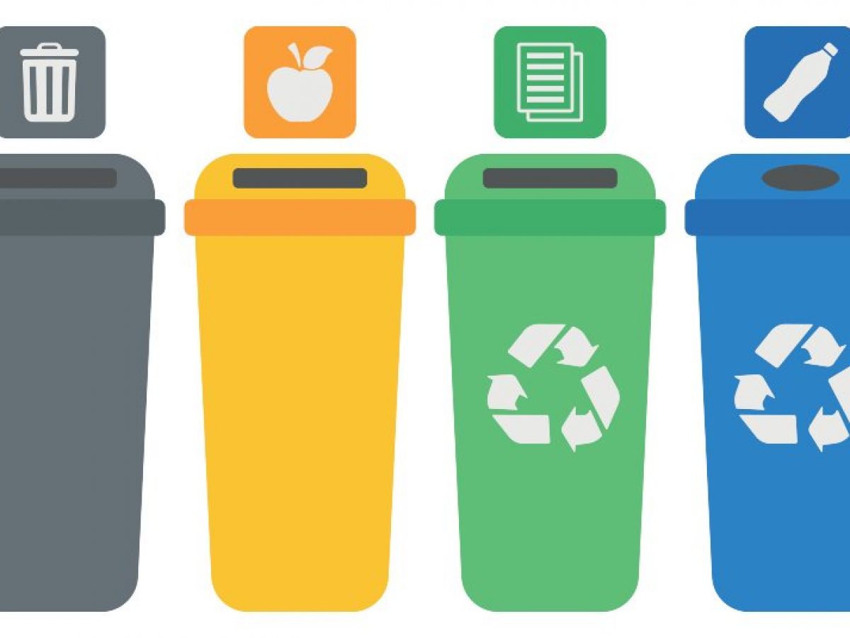 Cinco cubos de basura para tomarnos en serio reciclar que